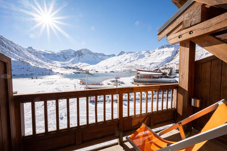 Terrasse d'une chambre Privilège de l'hôtel Le Levanna - Pascal Beroujon